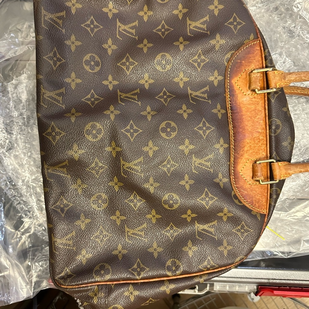 Louis Vuitton Monogram Duffel Bag in Brown and Tan